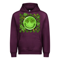 Mauve Wine checkered st. patrick's day Urban Hoodie - MaliasSmallBusiness