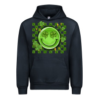 Navy checkered st. patrick's day Urban Hoodie - MaliasSmallBusiness