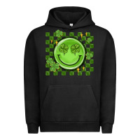 Pigment Black checkered st. patrick's day Urban Hoodie - MaliasSmallBusiness