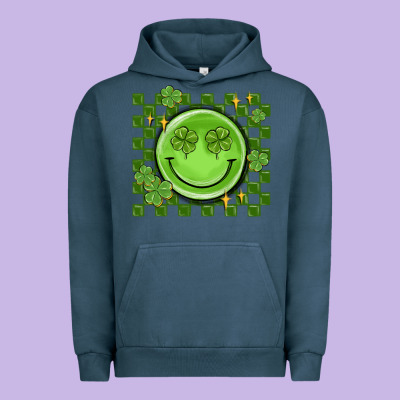 Checkered St. Patrick's Day Urban Hoodie Designed By Maliassmallbusiness