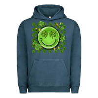 Pigment Midnight Navy checkered st. patrick's day Urban Hoodie - MaliasSmallBusiness