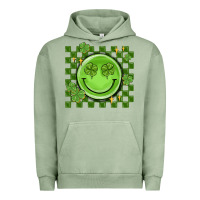 Pigment Oil Green checkered st. patrick's day Urban Hoodie - MaliasSmallBusiness