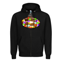 Black Christmas football Zipper Hoodie - RanaPortraitStore