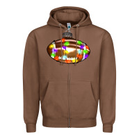 Chestnut Christmas football Zipper Hoodie - RanaPortraitStore