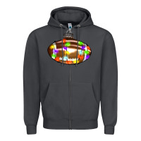 Smoke Christmas football Zipper Hoodie - RanaPortraitStore
