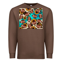 Chestnut football turquoise sunflower Premium Sweatshirt - JahusDesignShop
