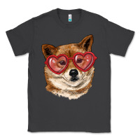 Smoke shiba inu with love glasses Classic Tee - RanaPortraitStore