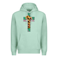 Seafoam Believe Cross Premium Hoodie - Jasminsmagicworld