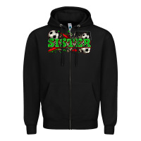 Black sister soccer Zipper Hoodie - Zillion Design Studio