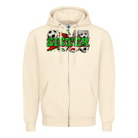 Sandshell sister soccer Zipper Hoodie - Zillion Design Studio