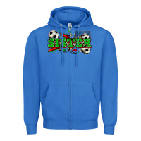 True Royal sister soccer Zipper Hoodie - Zillion Design Studio