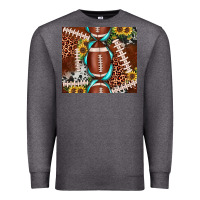 Football Leopard Gemstone Sunflower Tumbler3 Premium Sweatshirt | Teevron