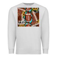 Dove Grey football leopard gemstone sunflower tumbler3 Premium Sweatshirt - JahusDesignShop