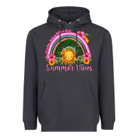 Smoke summer vibes  rainbow Heavyweight Hoodie - HRA Design Shop