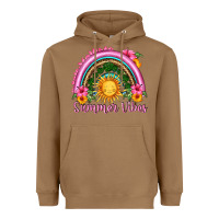 Toasted Coconut summer vibes  rainbow Heavyweight Hoodie - HRA Design Shop