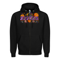 Black sister basketball Zipper Hoodie - Zillion Design Studio