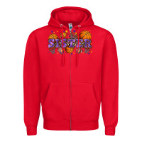 Red sister basketball Zipper Hoodie - Zillion Design Studio