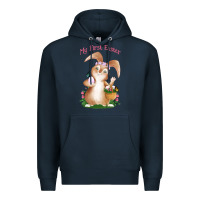 Navy Babies First Easter Girls Premium Hoodie - Jasminsmagicworld
