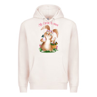Pale Pink Babies First Easter Girls Premium Hoodie - Jasminsmagicworld