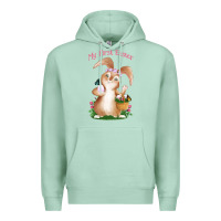 Seafoam Babies First Easter Girls Premium Hoodie - Jasminsmagicworld