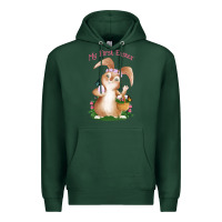 Sports Green Babies First Easter Girls Premium Hoodie - Jasminsmagicworld