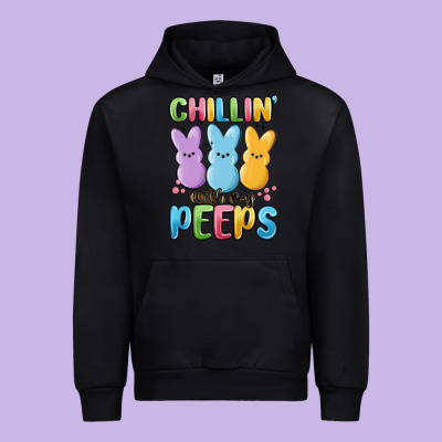 Chillin' With My Peeps Urban Hoodie Designed By Maliassmallbusiness