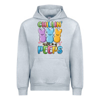 Heather Grey chillin' with my peeps Urban Hoodie - MaliasSmallBusiness