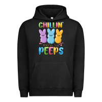 Pigment Black chillin' with my peeps Urban Hoodie - MaliasSmallBusiness