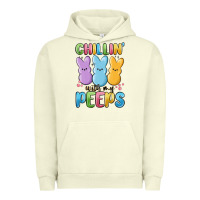 Pigment Pistachio chillin' with my peeps Urban Hoodie - MaliasSmallBusiness