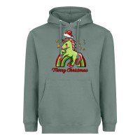 Sage merry christmas unicorn Heavyweight Hoodie - FaDigitalArtStudio