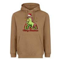 Toasted Coconut merry christmas unicorn Heavyweight Hoodie - FaDigitalArtStudio