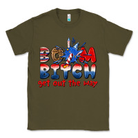 Army Green boom bitch get out the way Classic Tee - texasbilliewilder