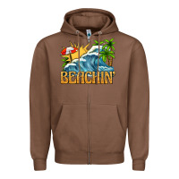 Chestnut beachin Zipper Hoodie - texasbilliewilder