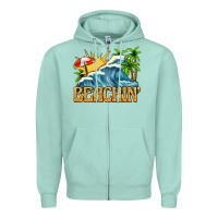 Seafoam beachin Zipper Hoodie - texasbilliewilder