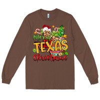 Chestnut merry texas christmas Long Sleeve Tee - Zillion Design Studio