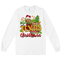 White merry texas christmas Long Sleeve Tee - Zillion Design Studio