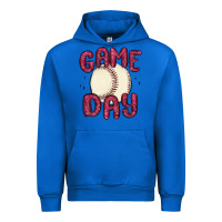 Cobalt game day baseball Urban Hoodie - MaliasSmallBusiness