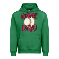 Emerald game day baseball Urban Hoodie - MaliasSmallBusiness