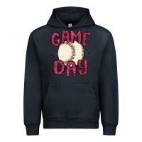 Navy game day baseball Urban Hoodie - MaliasSmallBusiness