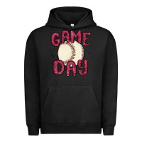 Pigment Black game day baseball Urban Hoodie - MaliasSmallBusiness