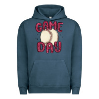 Pigment Midnight Navy game day baseball Urban Hoodie - MaliasSmallBusiness