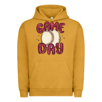 Pigment Peanut Butter game day baseball Urban Hoodie - MaliasSmallBusiness