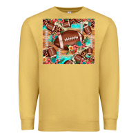 Antique Gold football leopard cowhide Premium Sweatshirt - JahusDesignShop