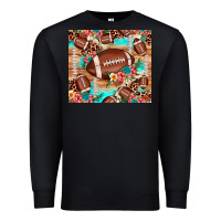 Black football leopard cowhide Premium Sweatshirt - JahusDesignShop