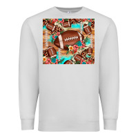 Dove Grey football leopard cowhide Premium Sweatshirt - JahusDesignShop