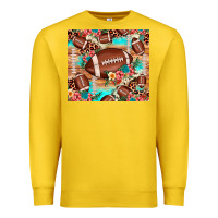 Lemon football leopard cowhide Premium Sweatshirt - JahusDesignShop