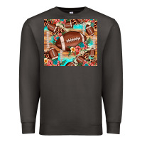Smoke football leopard cowhide Premium Sweatshirt - JahusDesignShop