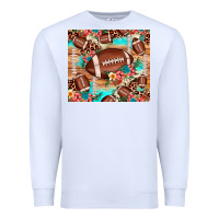 White football leopard cowhide Premium Sweatshirt - JahusDesignShop