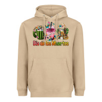 Mushroom mexican día de los muertos coffee cups Heavyweight Hoodie - FaDigitalArtStudio