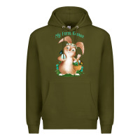 Army Green Babies First Easter Boys Premium Hoodie - Jasminsmagicworld